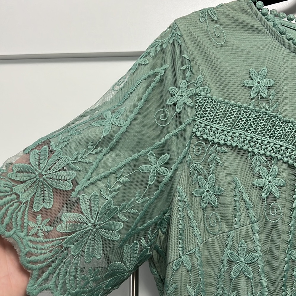 Polagram Embroidered Dress - Picture 4 of 10